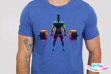 Powerlifting Male Silhouette | PNG Sublimation File