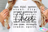 Cheer Word Art | Cut File