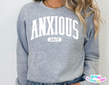 Anxious 24/7 | SVG Cut File