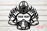 Football Template 0079 | SVG Cut File