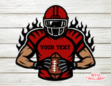 Football Template 0079 | SVG Cut File