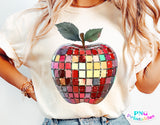 Disco Ball Apple | PNG Sublimation File