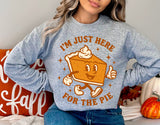 I'm Just Here For The Pie | Fall SVG Cut File