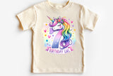 7th Birthday Girl Unicorn | PNG Print File
