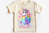 Birthday Girl First Birthday Unicorn | PNG Print File