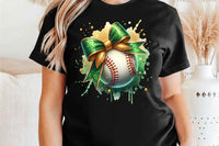 Baseball With Bow | PNG Sublimation File