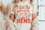 Little Help From My Hens Out | Chicken SVG Cut File