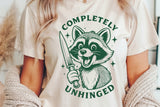 Completely Unhinged | Funny SVG Cut File