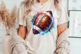 Sequin Football | PNG Sublimation File