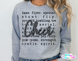 Cheer Word Art | Cut File