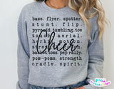 Cheer Word Art | Cut File