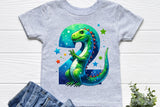 Second Birthday Dinosaur | PNG Print File