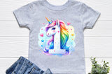 First Birthday Unicorn | PNG Print File