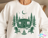 Retro Camper Scene Camping | PNG Sublimation File