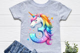 Third Birthday Unicorn | PNG Print File