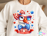 Red White and Goose | Fourth of July | PNG Sublimation File