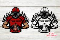 Football Template 0079 | SVG Cut File