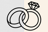 Wedding Rings | SVG Cut File