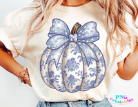 Chinoiserie Pumpkin | Fall Sublimation PNG