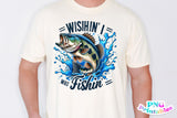 Wishin' I Was Fishin' | Fishing PNG Print File