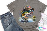 American Bass Fish | Fishing PNG Print File