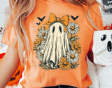 Sheet Ghost with Bow | Halloween Sublimation PNG
