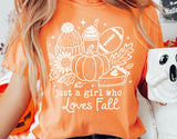 Just a Girl Who Loves Fall | Fall SVG Cut File