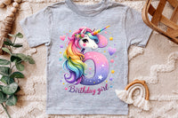 Birthday Girl Sixth Birthday | PNG Print File