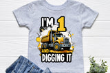 1st Birthday Dump Truck | PNG Print File