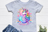 Birthday Girl Eighth Birthday Unicorn | PNG Print File