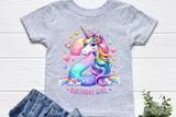 Birthday Girl Second Birthday Unicorn | PNG Print File