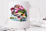 American Girl Bass Fish | Fishing PNG Print File