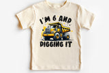 Sixth Birthday Construction Truck | PNG Print File