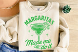 Margaritas Made Me Do It | Funny SVG Cut File