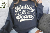 Adulting Is a Scam | Funny SVG Cut File