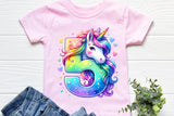 Fifth Birthday Unicorn | PNG Print File