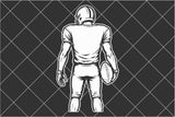 Football Template 0080 | SVG Cut File