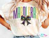 Mardi Gras Bow | PNG Sublimation File