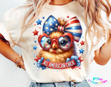 All American Chick | Fourth of July | PNG Sublimation File