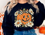 Jack-o-lantern with Bow | Halloween Sublimation PNG