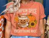 Pumpkin Spice And Everything Nice | Fall Sublimation PNG