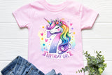 7th Birthday Girl Unicorn | PNG Print File