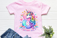 Birthday Girl Eighth Birthday Unicorn | PNG Print File