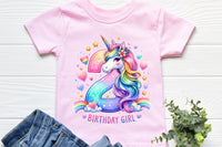 Birthday Girl Second Birthday Unicorn | PNG Print File