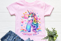 Birthday Girl Seventh Birthday Unicorn | PNG Print File