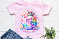Birthday Girl Third Birthday Unicorn | PNG Print File