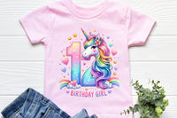 Birthday Girl Twelfth Birthday Unicorn | PNG Print File