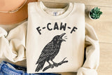 F-caw-f | Funny SVG Cut File