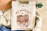 My Weekend is All Booked | Book SVG Cut File