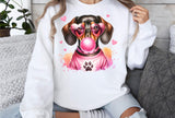 Dachshund Blowing Bubble | PNG Sublimation File